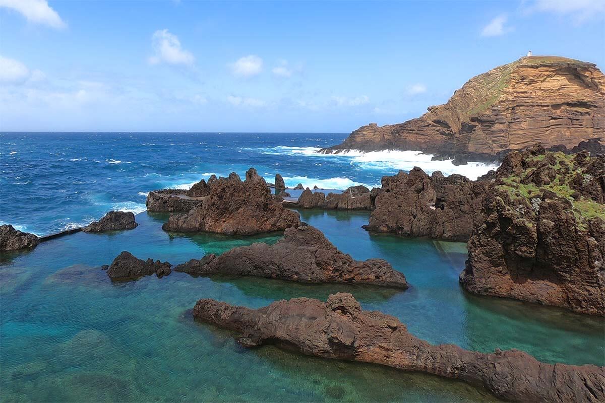 Natural pools in Porto Moniz Madeira