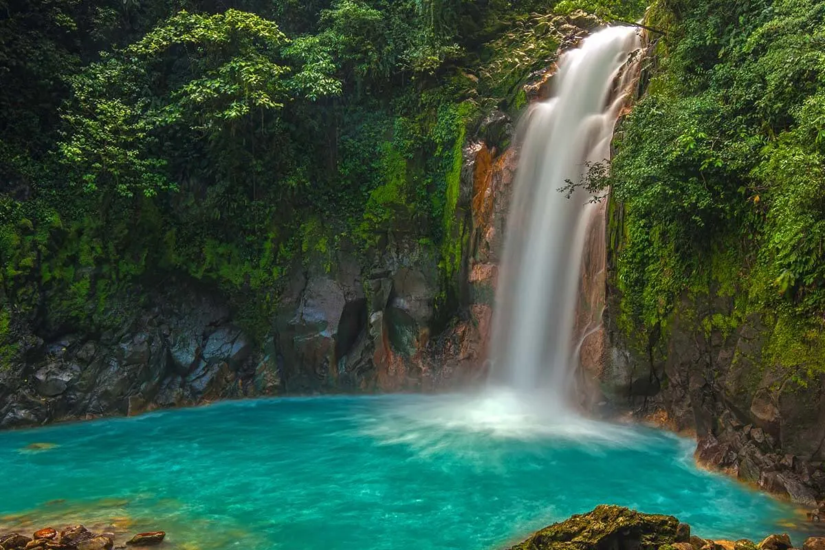 Rio Celeste is a popular day tour from La Fortuna Arenal area in Costa Rica