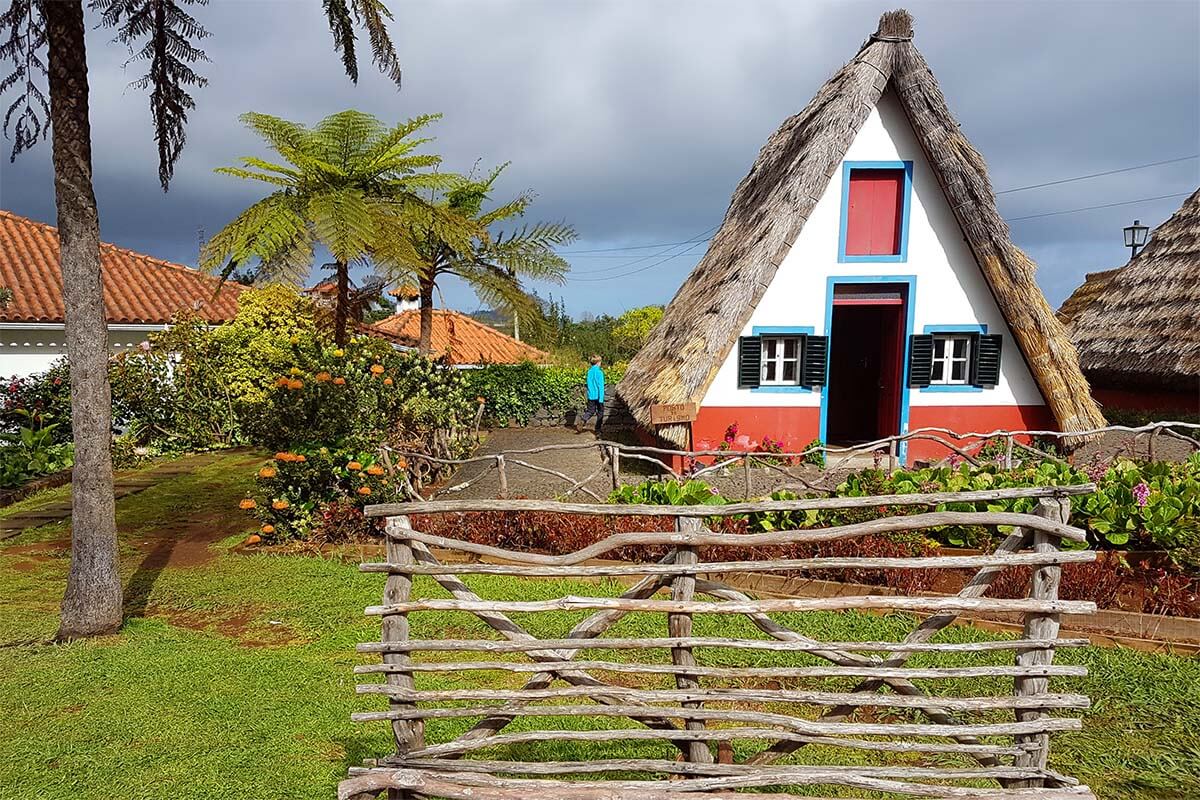 Santana houses in Madeira