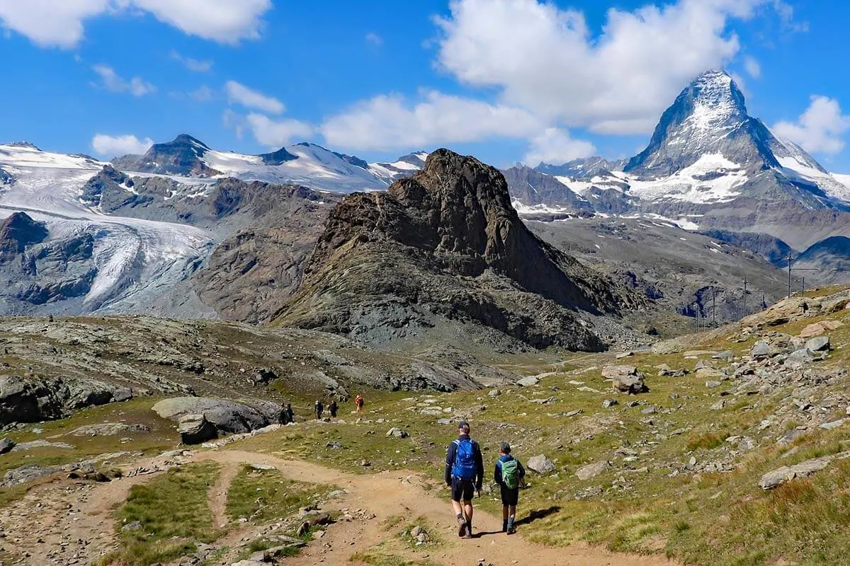 Hiking in Zermatt - Gornergrat Scenic Trail