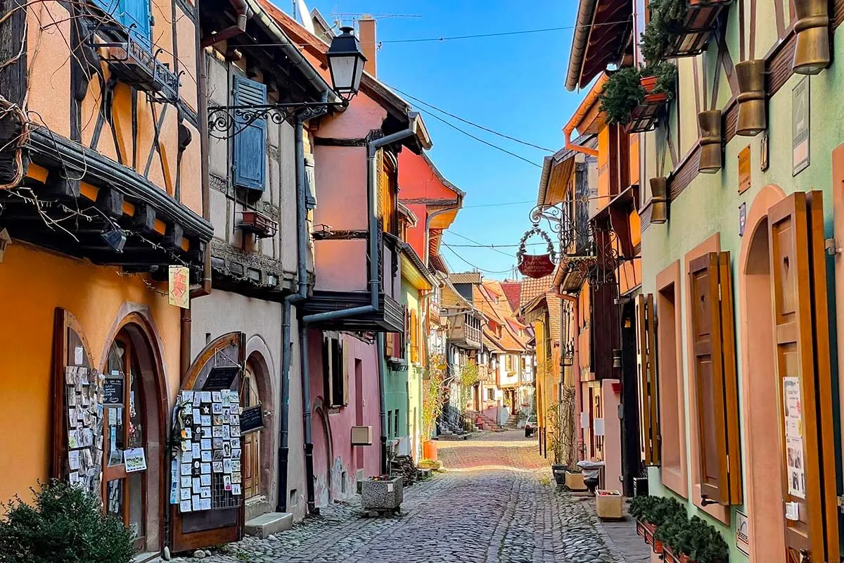 Rue du Rempart Nord in Eguisheim