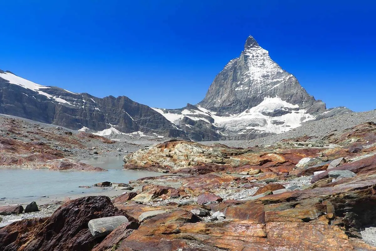 Zermatt hike Matterhorn Glacier Trail