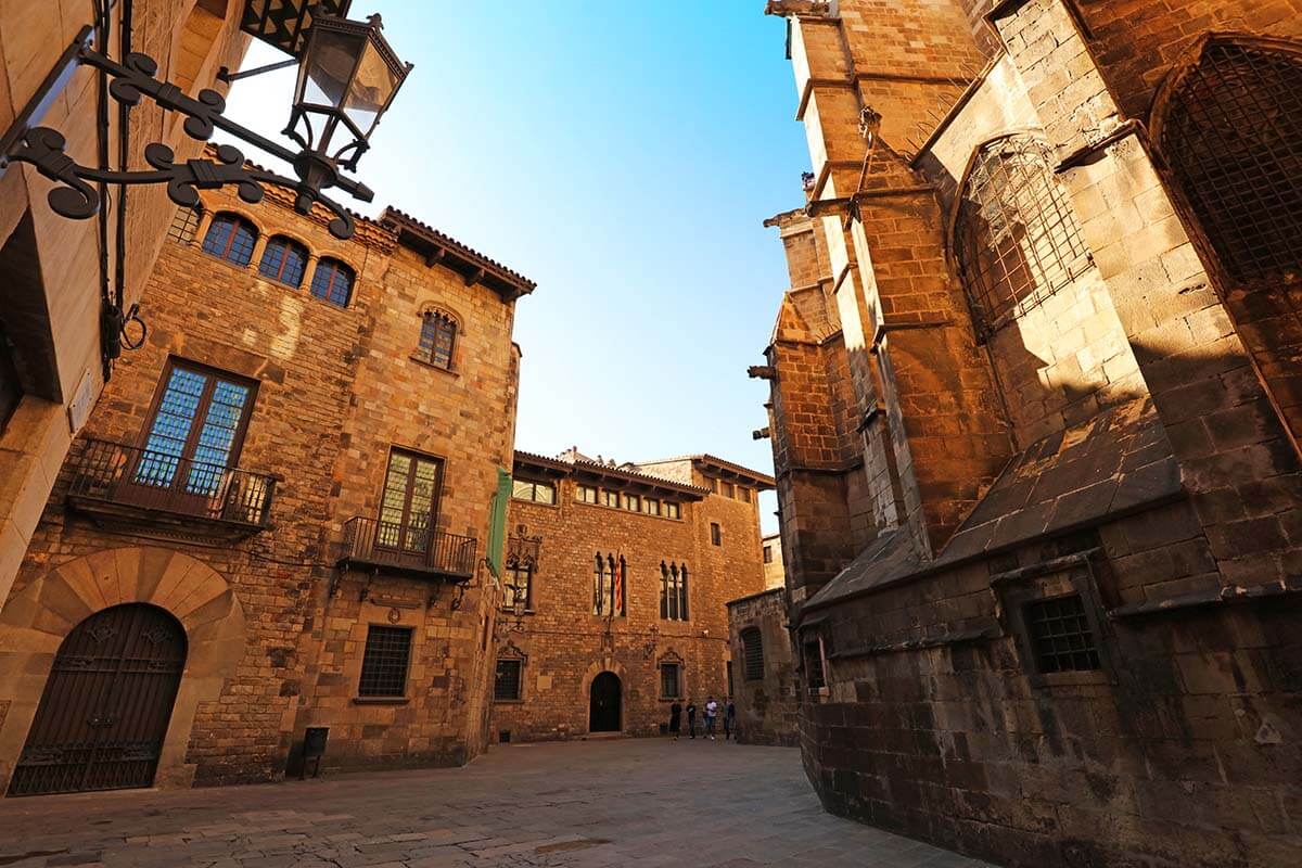 Carrer de la Pietat in Barcelona Gothic Quarter