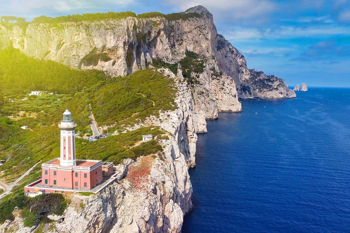 Punta Carena in Anacapri, Capri Island, Italy