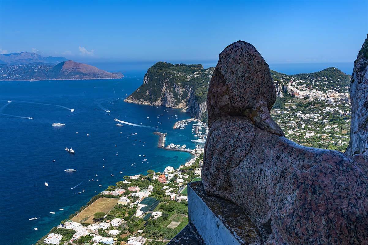 View from Villa San Michele in Anacapri