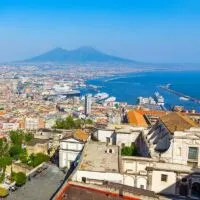 One day in Naples, Italy