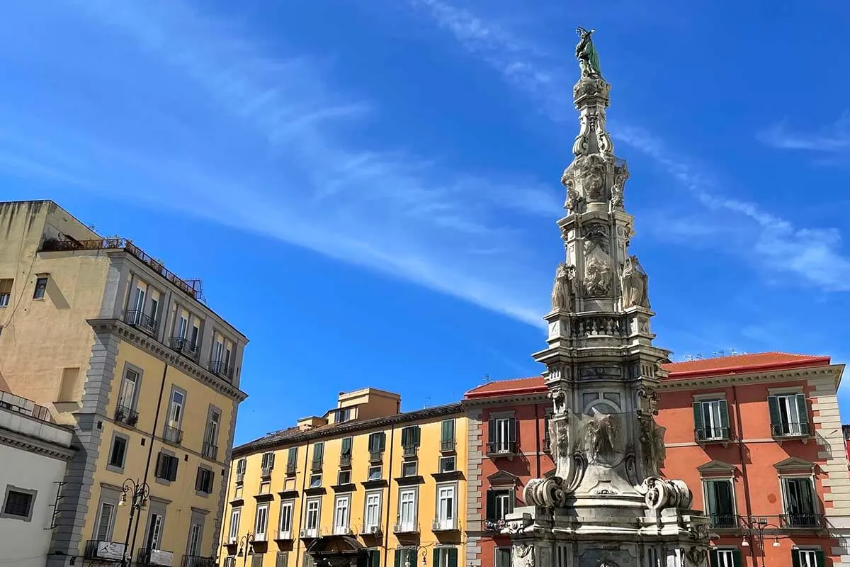 Piazza del Gesu Nuovo in Naples