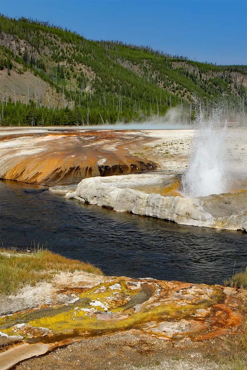 Black Sand Basin in Yellowstone National Park