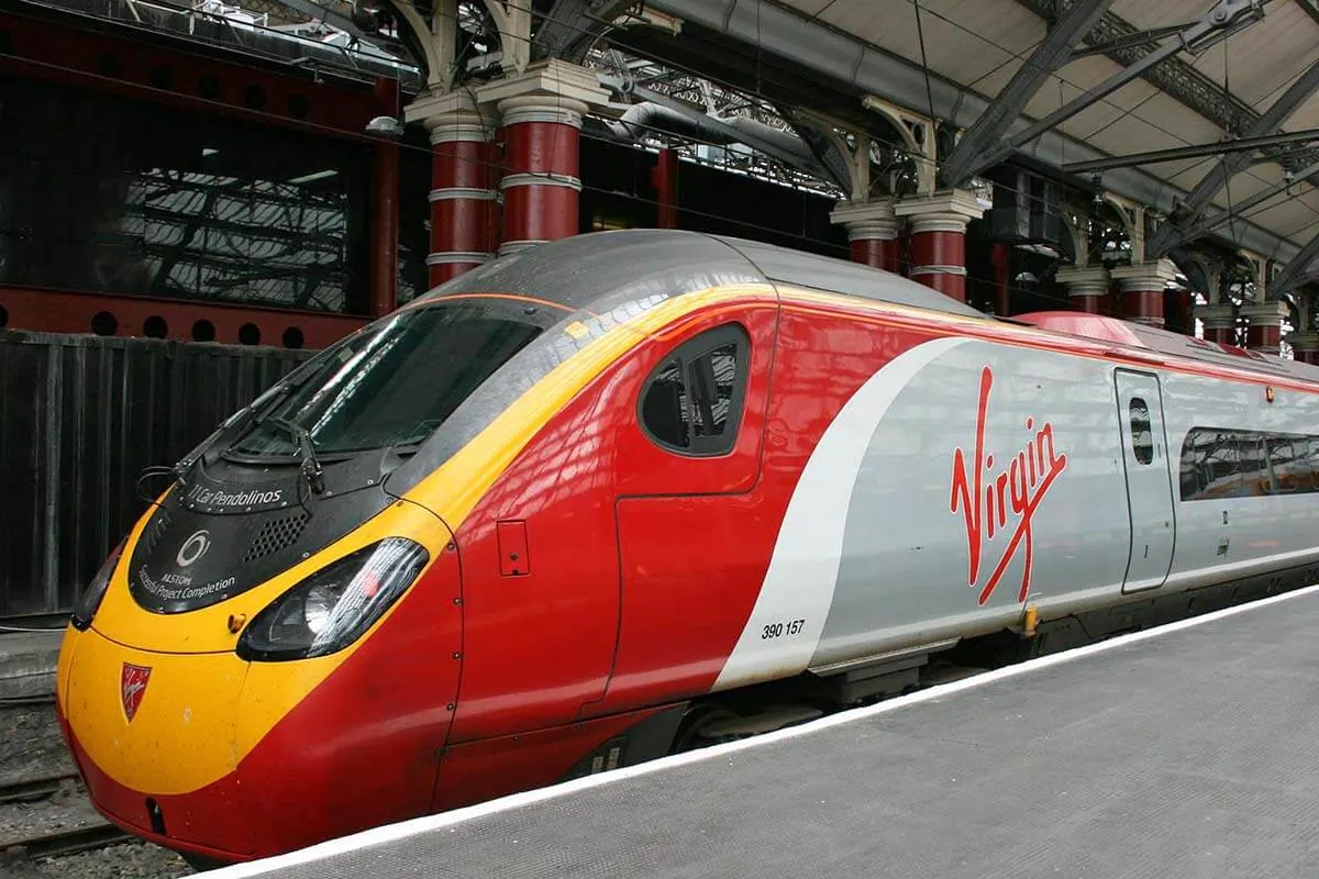 Express train at Liverpool Lime Street Station