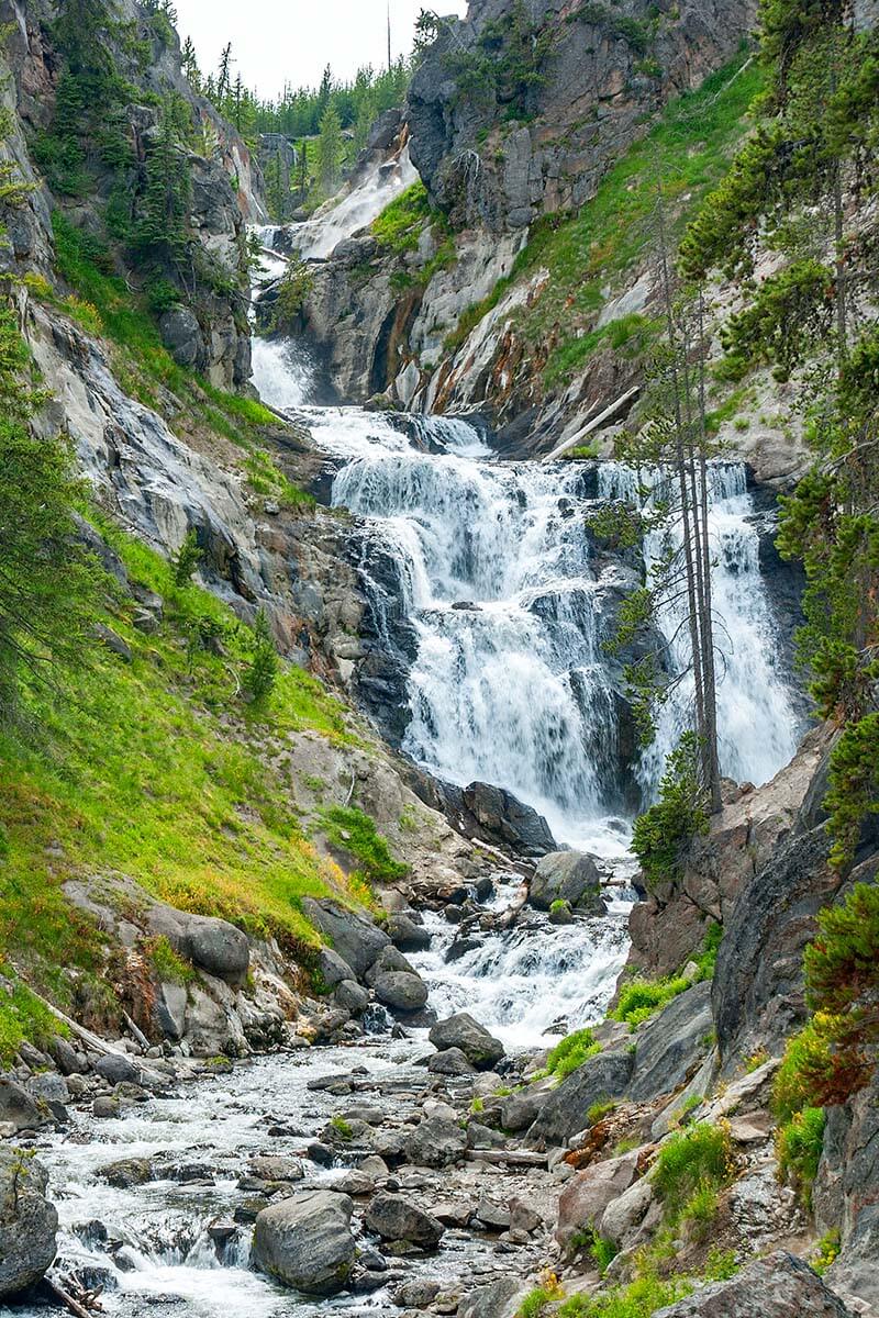 Mystic Falls in Yellowstone National Park