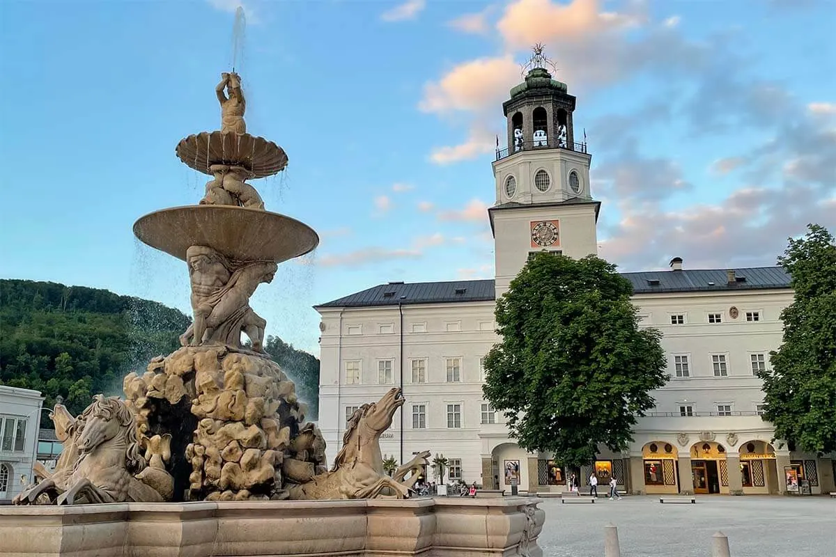 Residenzplatz in Salzburg