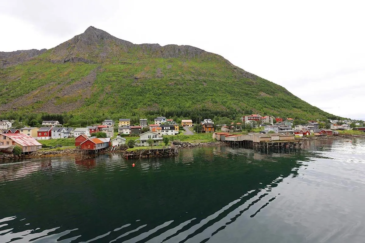 Gryllefjord on Senja island in Norway