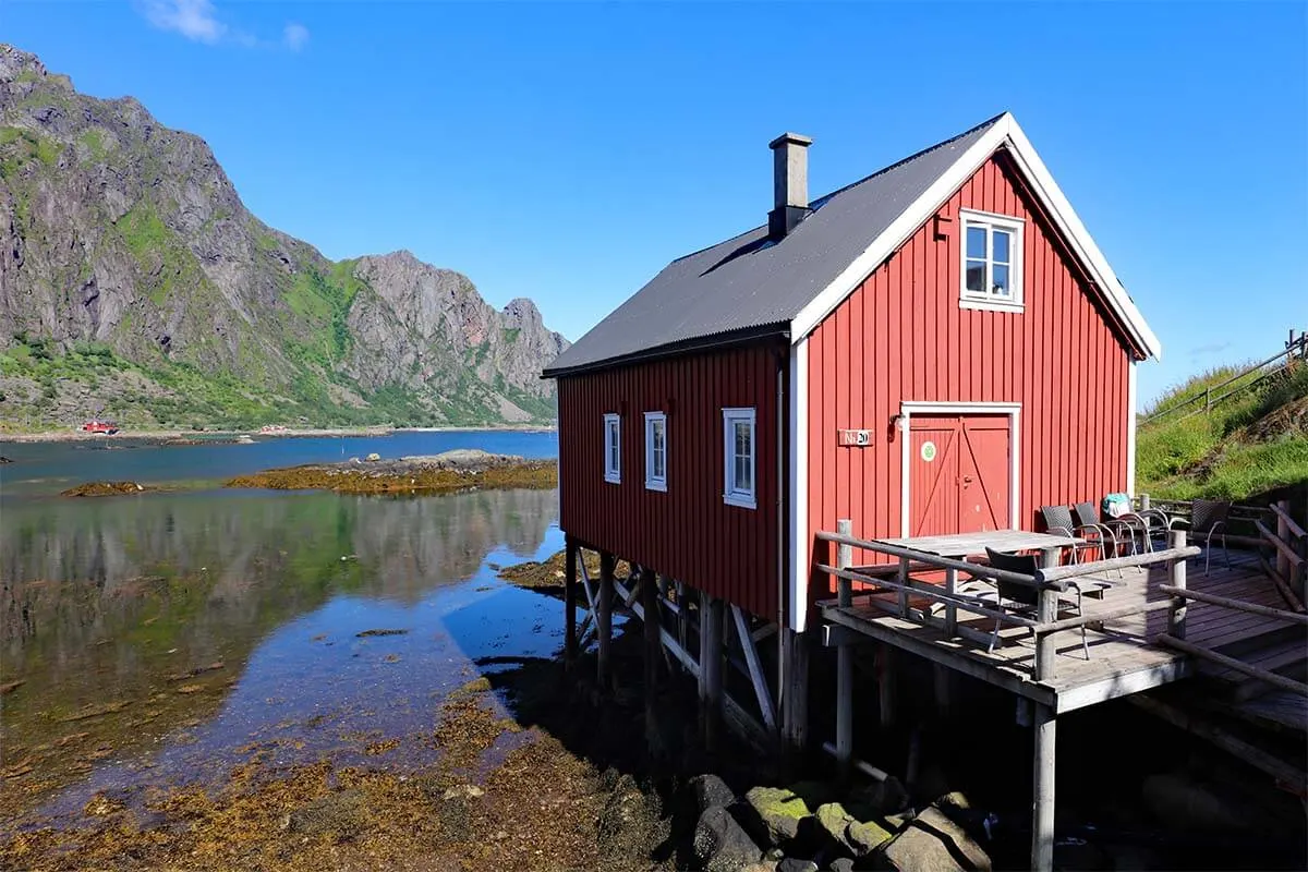 Svinoya Rorbuer traditional rorbuer cabins in Svolvaer, Norway