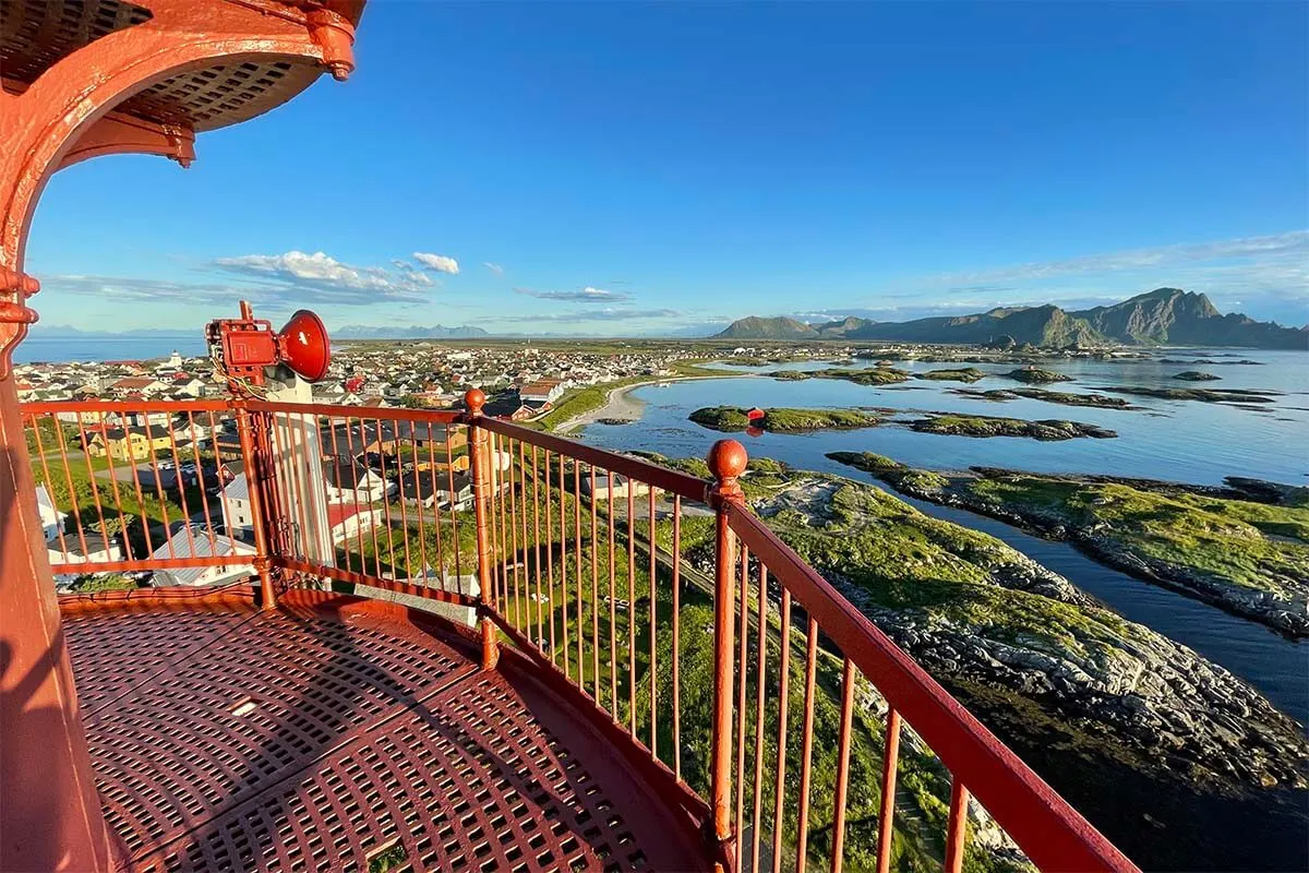 View from Andenes lighthouse in Vesteralen, Norway