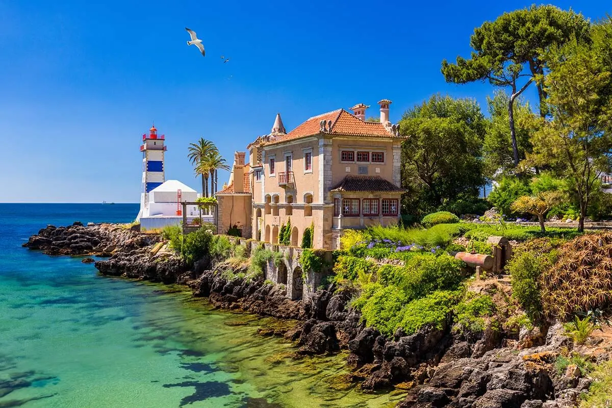 Santa Maria Lighthouse in Cascais.