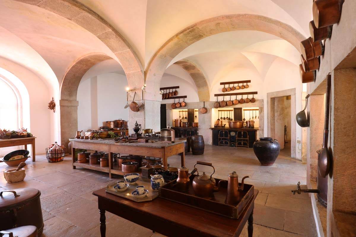 Royal Kitchen inside Pena Palace in Sintra