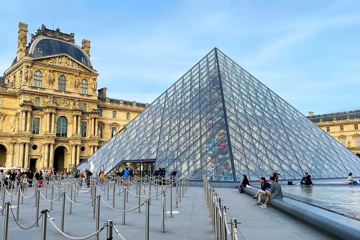 The Louvre Pyramid and Museum - a must in any Paris itinerary