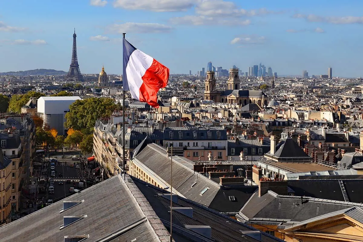 Views from the dome of Paris Pantheon