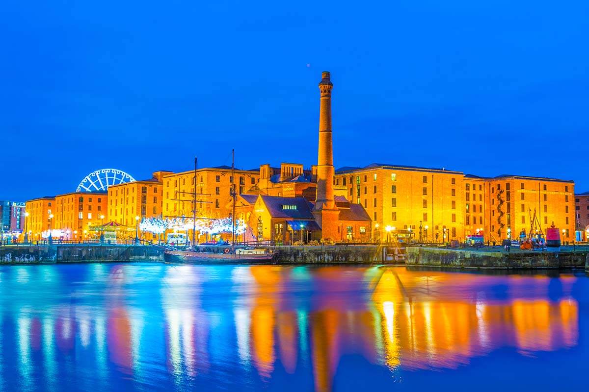 Royal Albert Dock and Liverpool skyline