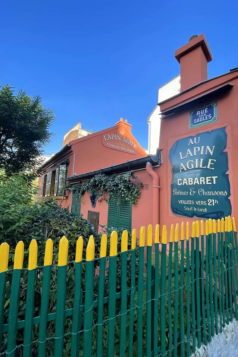 Cabaret Au Lapin Agile in Montmartre, Paris