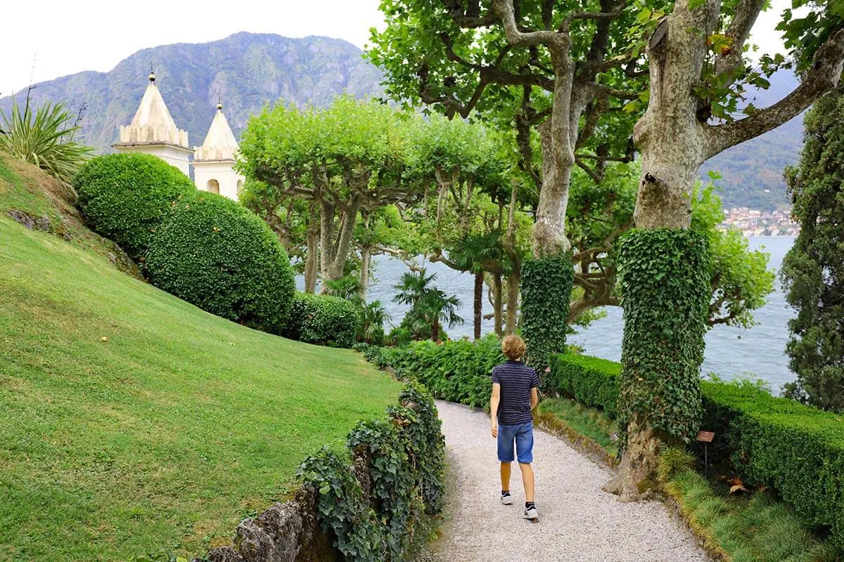 Villa Balbianello with kids - Lake Como, Italy