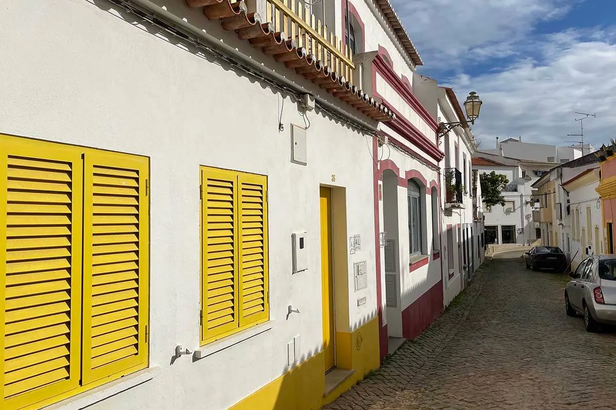 Colorful houses in Lagos old town - Portugal