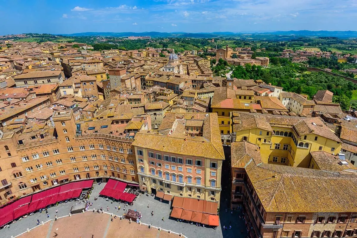 View from Mangia Tower.