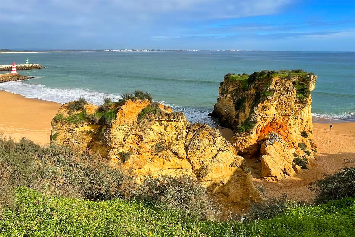 Praia da Batata beach in Lagos Portugal