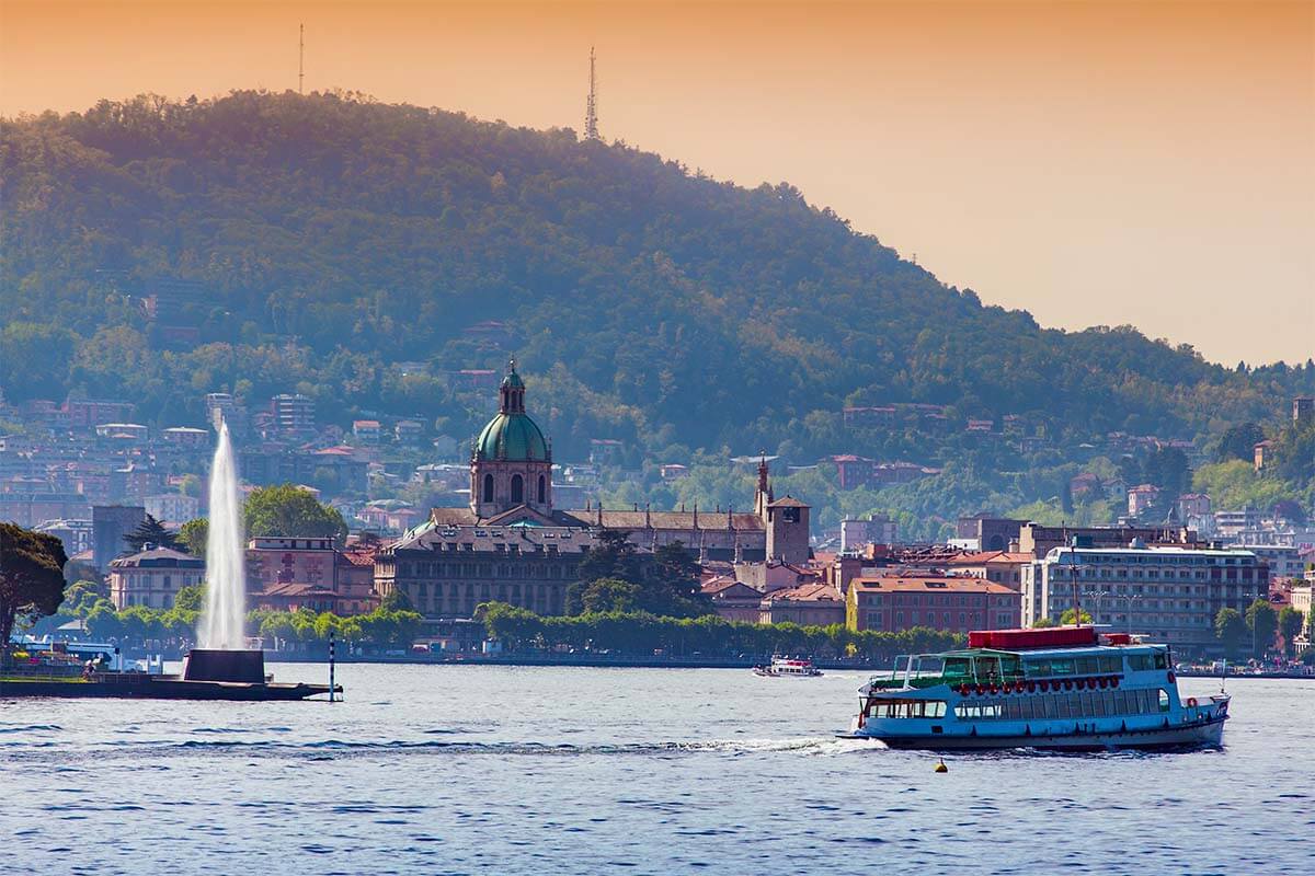 Como town in Italy