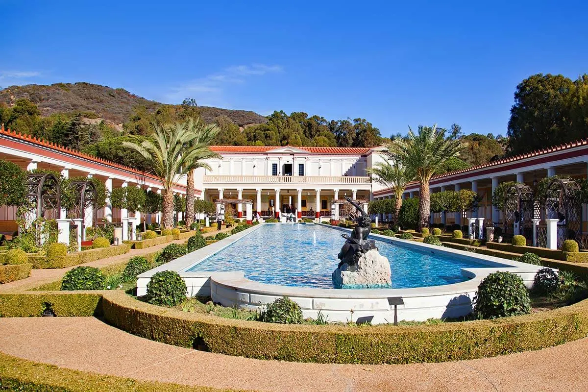 Getty Villa in Los Angeles USA