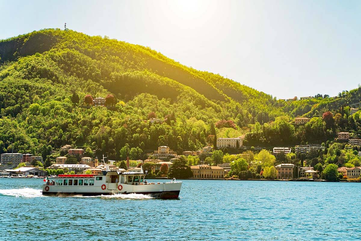 Lake Como boat trip - one of the best things to do in Como, Italy