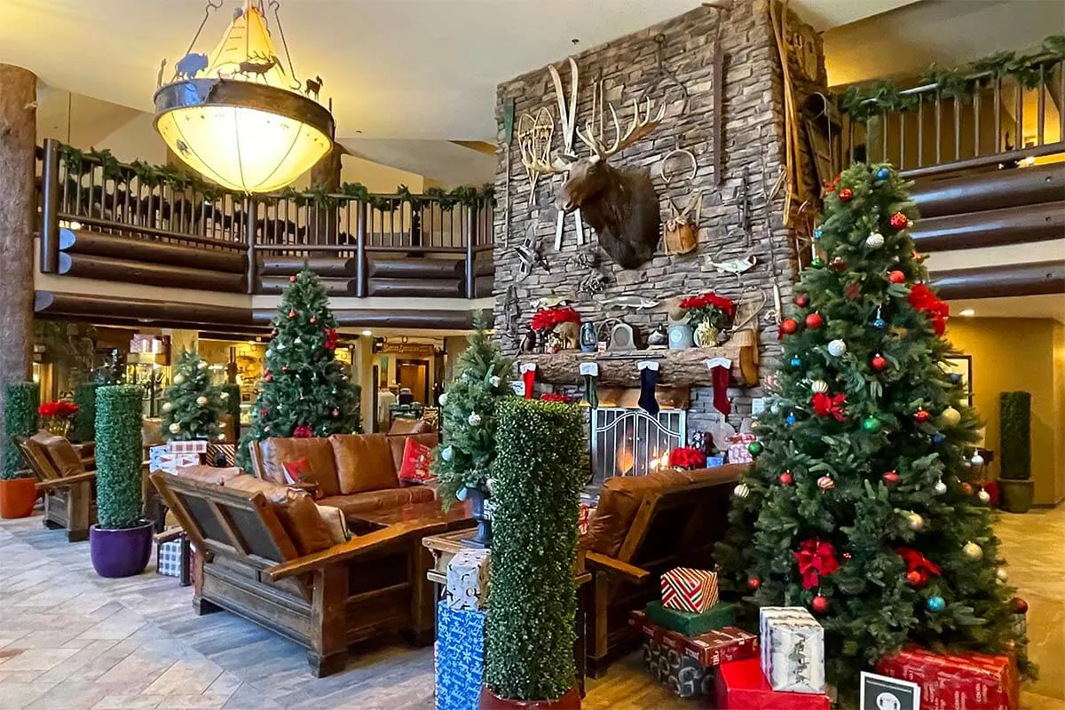 The Grand Hotel at the Grand Canyon at Christmas