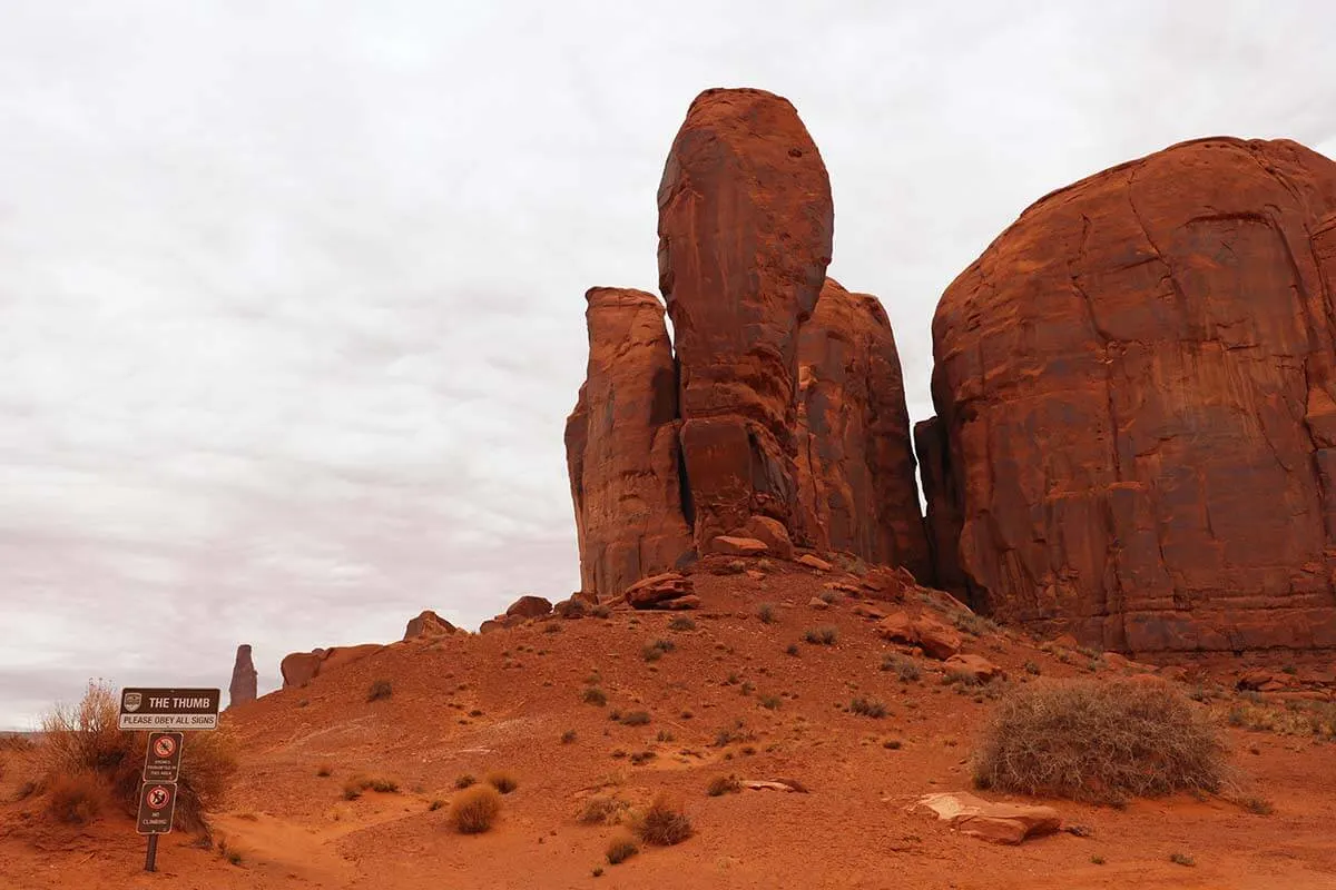 The Thumb - Monument Valley Scenic Drive