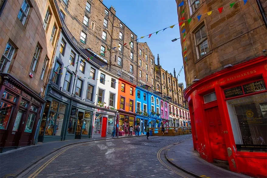 Victoria Street in Edinburgh