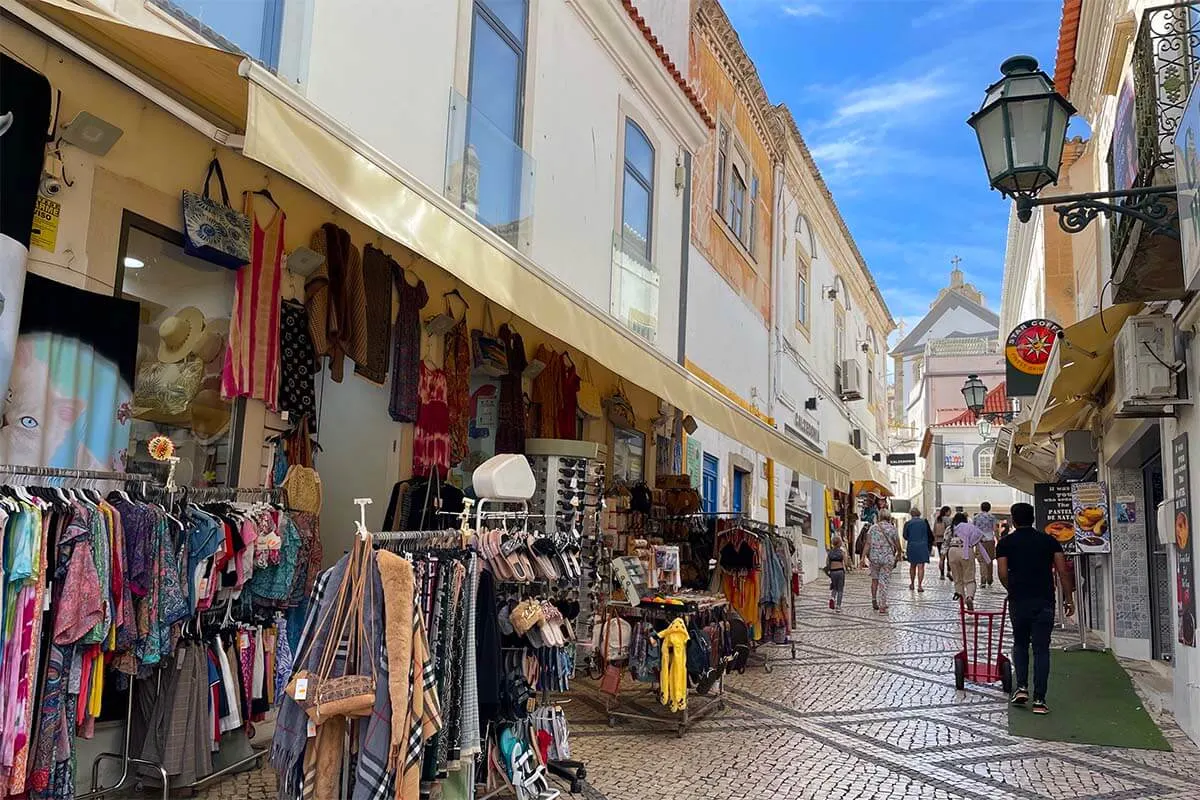 Albufeira old town street