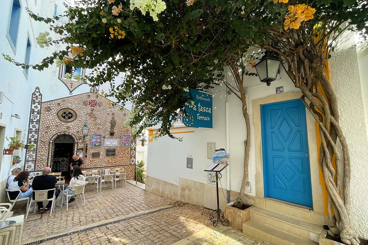 Cozy street in old town of Albufeira