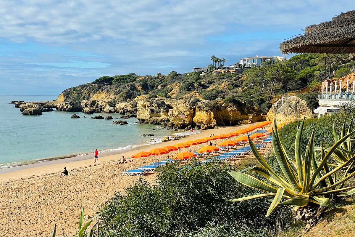 Praia da Oura (The Golden Beach) in Albufeira