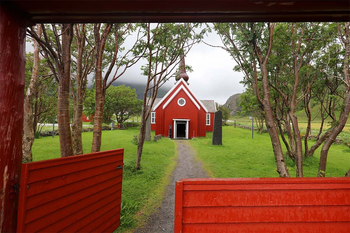 Flakstad Church in Lofoten