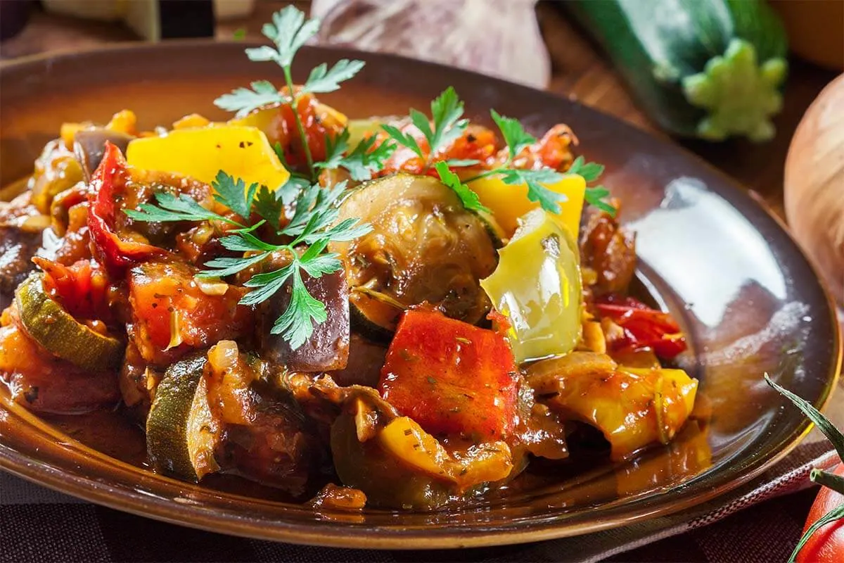 French ratatouille dish