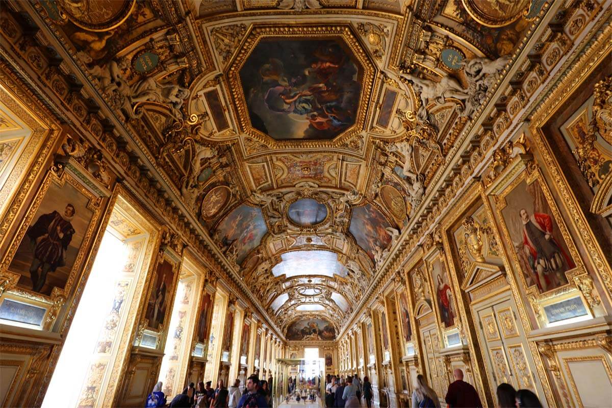 Galerie d'Apollon at the Louvre Museum in Paris