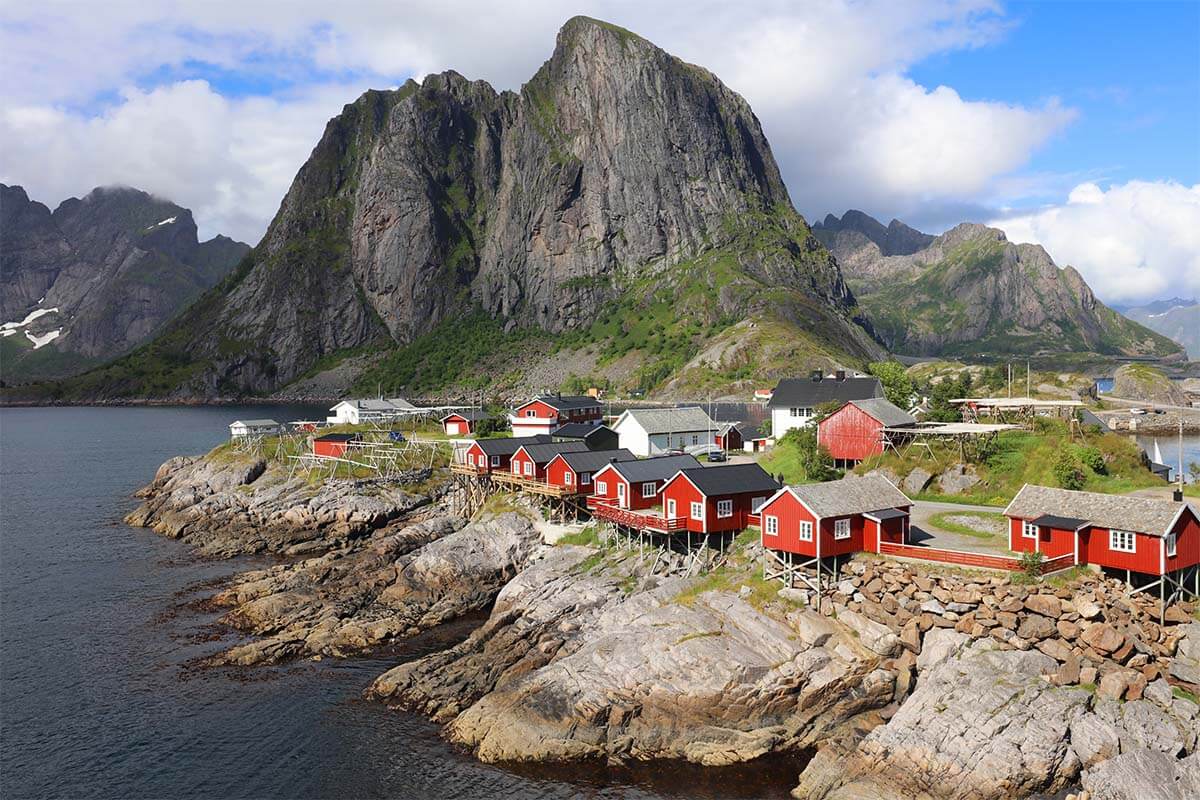 Hamnoy scenic viewpoint - best view in Lofoten Islands Norway