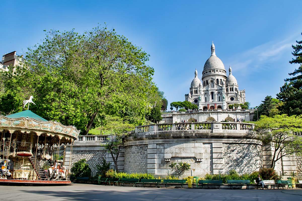 The Basilica of the Sacred Heart of Paris (Sacre Coeur)