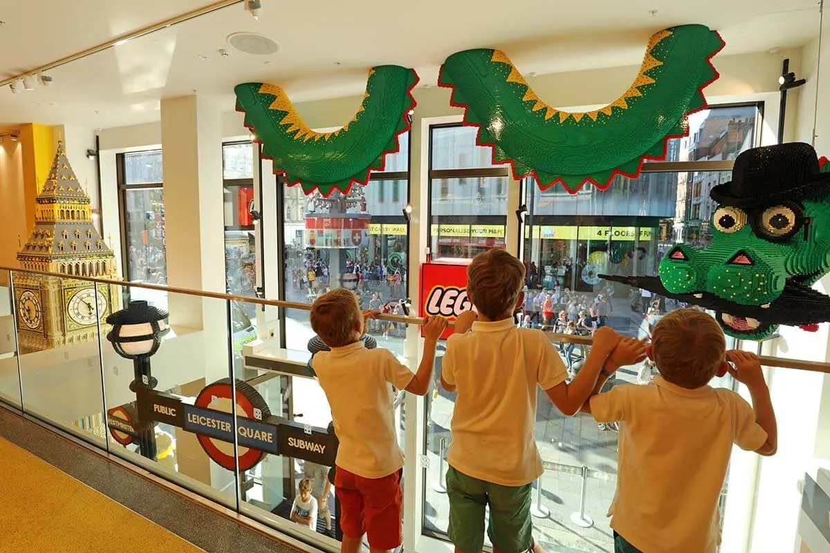 LEGO store on Leicester Square in London