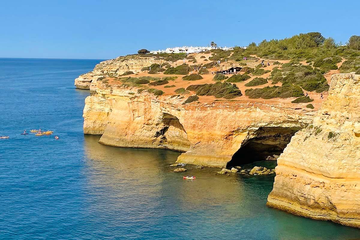 Seven Hanging Valleys Algarve hike - scenery near Benagil Cave