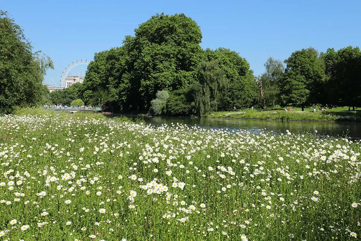 St James Park in London