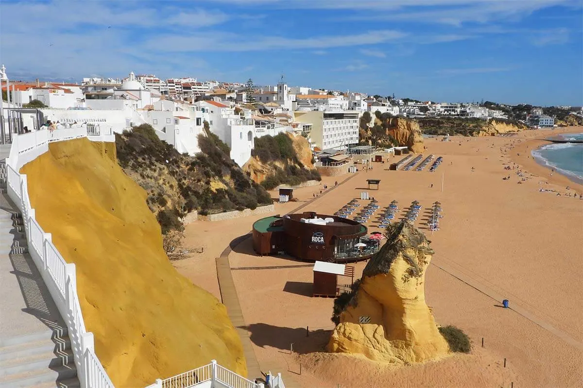 Albufeira beaches in the old town - Praia dos Pescadores and Praia Peneco