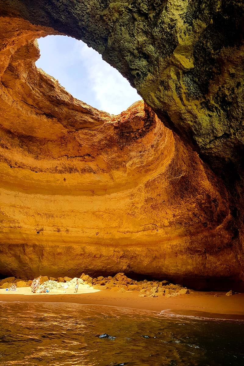 Benagil Cave boat trip is one of the most popular things to do in Algarve Portugal