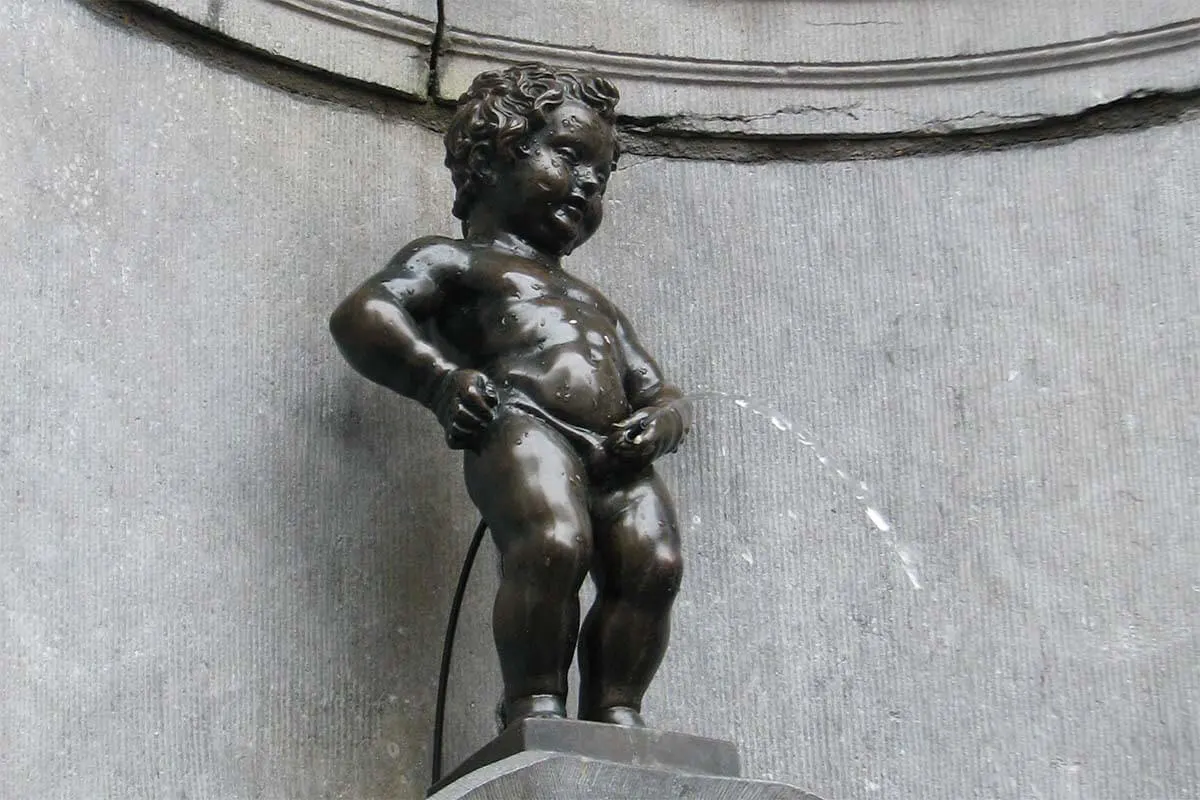 Manneken Pis, the symbol of Brussels