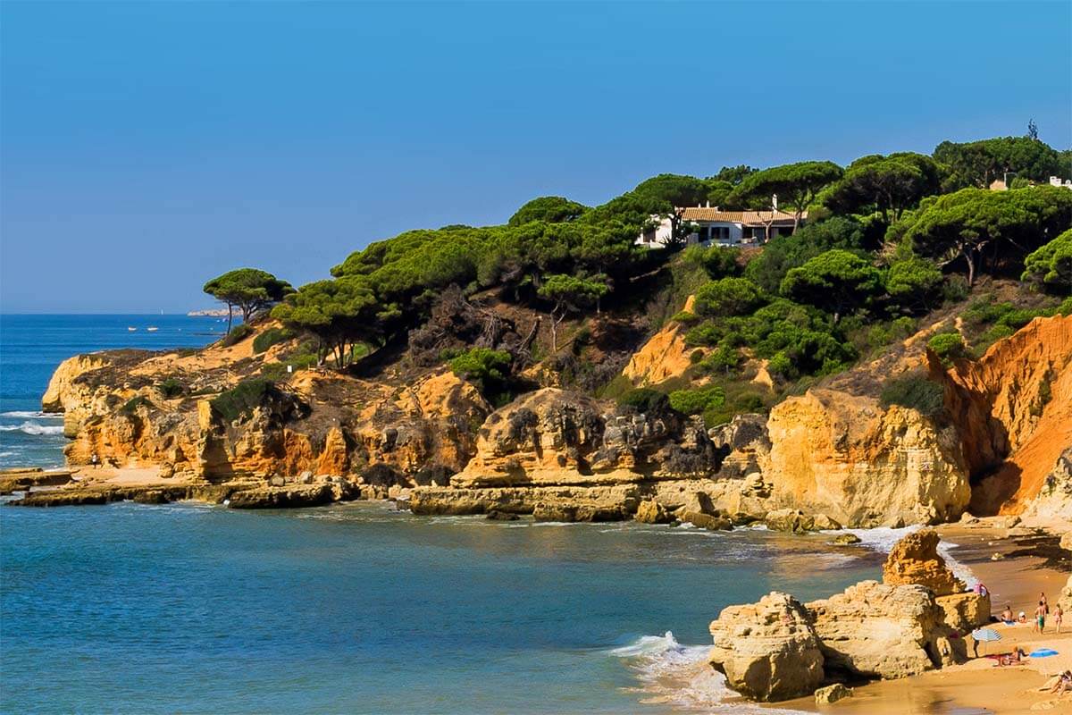 Praia Olhos de Agua - one of the best beaches in Albufeira