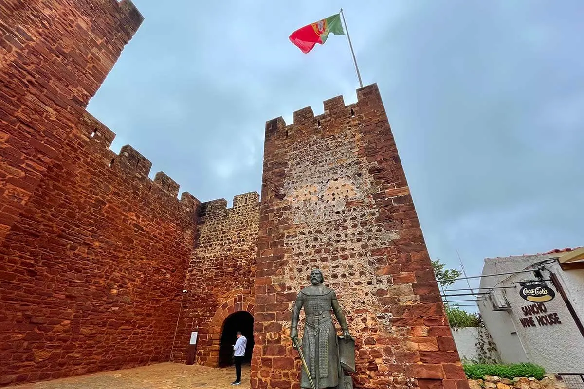 Silves Castle in Algarve, Portugal